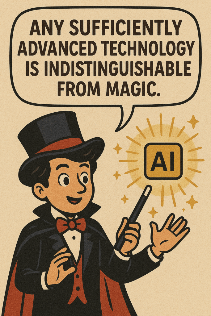 Qualsiasi tecnologia sufficientemente avanzata è indistinguibile dalla magia.